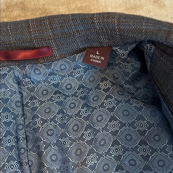 Johnston & Murphy Classic Navy Check Blazer - Picture 7 of 7